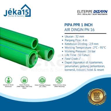 DIZAYN PIPA PPR 1 INCH AIR DINGIN PN 16
