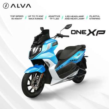 ALVA One XP Sepeda Motor Listrik Edgy Turqoise JABODETABEK