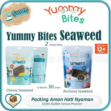 Yummy Bites Seaweed Cheesy / Anchovy Seaweed / Snack Sehat Cemilan Anak Anchovy