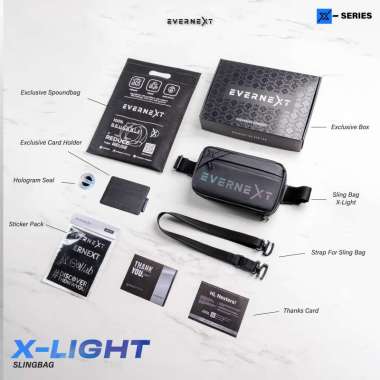 EVERNEXT - HAND BAG PRIA ANTI AIR SLING BAG X-LIGHT MULTIFUNGSI 3 IN 1 PRIA TAS SELEMPANG PRIA WATER