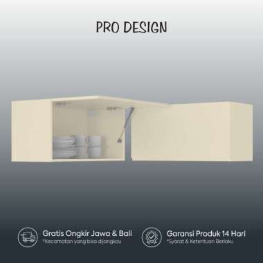 Pro Design Eureka Kitchen Set / Rak Dapur / Rak Dinding / Lemari Dapur Rak Dinding 80F