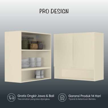 Pro Design Eureka Kitchen Set / Rak Dapur / Rak Dinding / Lemari Dapur Rak Dinding 80 RB