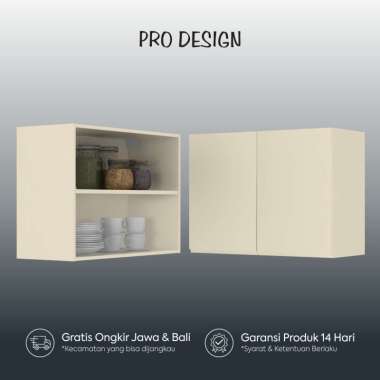 Pro Design Eureka Kitchen Set / Rak Dapur / Rak Dinding / Lemari Dapur Rak Dinding 80