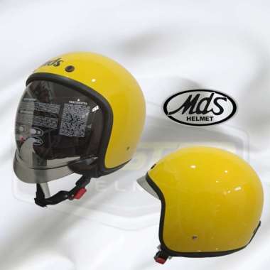 HELM MDS MAGNUM || MDS RETRO || MDS BOGO L LEMON YELLOW