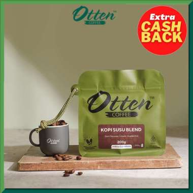 Kopi Susu Blend - 200gr Commercial Blend - Biji / Bubuk Otten Coffee Medium