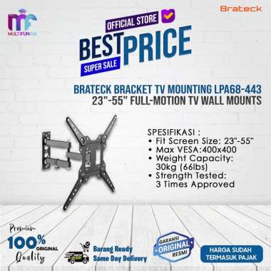 Brateck Bracket TV Mounting LPA68-443 23"-55" Full-Motion TV Wall Mounts