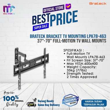 Brateck Bracket TV Mounting LPA78-463 37"-70" Full-Motion TV Wall Mounts