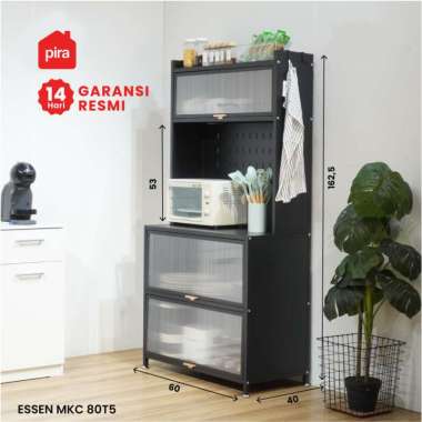 PIRA - ESSEN MKC Lemari Dapur / Rak Dapur / Rak Oven / Rak Microwave / Rak Piring / Rak Dapur Besi d