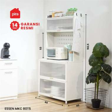 PIRA - ESSEN MKC Lemari Dapur / Rak Dapur / Rak Oven / Rak Microwave / Rak Piring / Rak Dapur Besi d