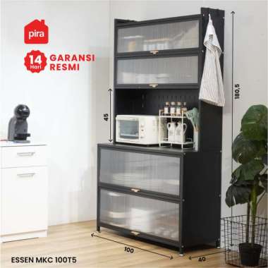 PIRA - ESSEN MKC Lemari Dapur / Rak Dapur / Rak Oven / Rak Microwave / Rak Piring / Rak Dapur Besi d