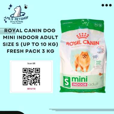 ROYAL CANIN INDOOR LIFE ADULT MINI INDOOR ADULT DOG FRESH PACK 3 KG