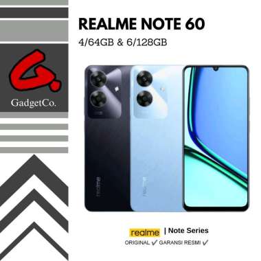 Realme Note 60 4/64GB | 6/128GB Garansi Resmi 6/128GB Biru