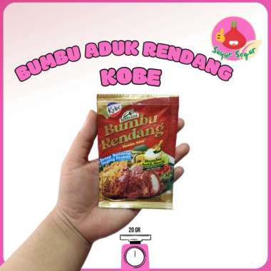 Sayur Segar - Kobe Bumbu Aduk Rendang 20 gr / Seasoning Beef