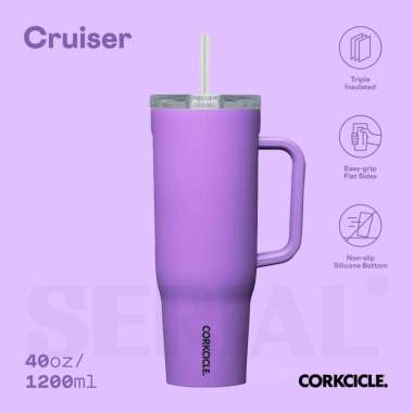 CORKCICLE Cruiser 40oz - Varsity Purple