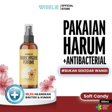 Wiselie Parfume Pewangi Pakaian Soft Candy Fabric Spray dengan Aroma Manis Menyegarkan Memberikan Ef