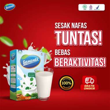 GAMA MILK Susu Etawa Gamat Solusi Asma, Bronkitis, dan Batuk