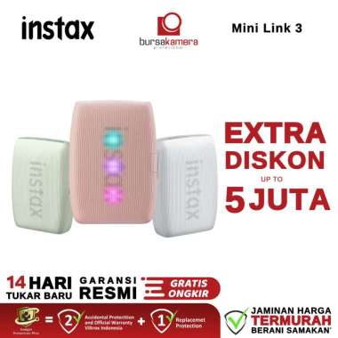 INSTAX Mini Link 3 Smartphone Printer Clay White