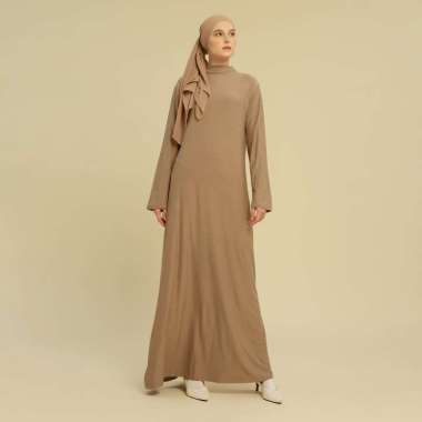 Lozy Hijab - Inner Dress Lengan Panjang Taupe