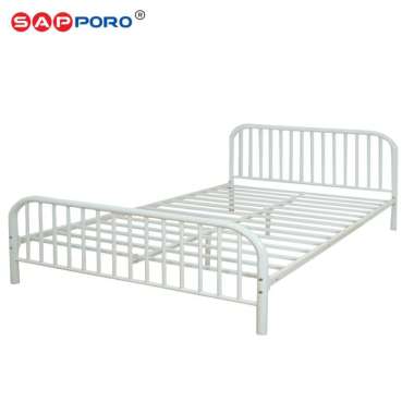 SAPPORO REINE - Ranjang Besi | Divan Besi 180 White