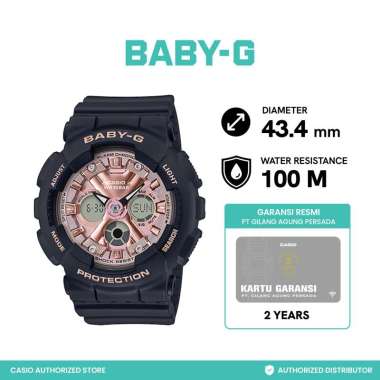 Jam Tangan Casio Baby-G BA-130-1A4DR Original hitam