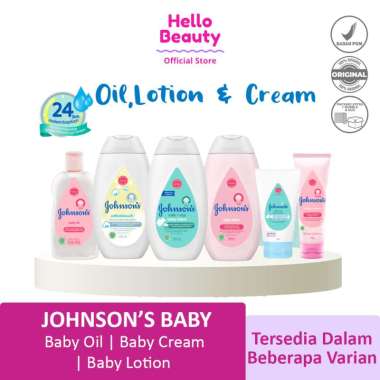 JOHNSON'S Baby Oil 50ML | Baby Cream 50g | Baby Lotion 100ML Baby Oil 50ml