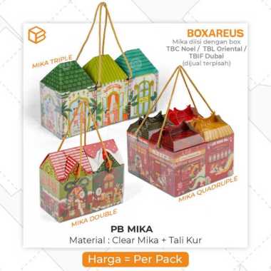 Kantong Mika Souvenir Transparan Tas Hampers Kotak Kado | PB Mika Mika Double