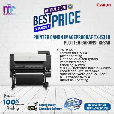 Plotter Canon imagePrograf TX-5310/TX5310 Printer Garansi Resmi