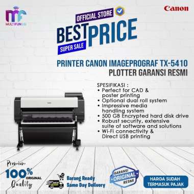 Plotter Canon ImagePrograf TX-5410 / TX5410 Printer Garansi Resmi