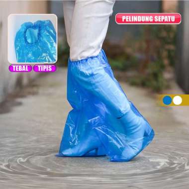 OEM SK-S65 Pelindung Sepatu Anti Air Panjang Rain Cover Shoes / Jas Hujan Sarung Pelindung Sepatu Un
