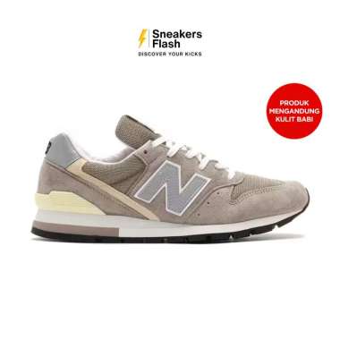 Sepatu Sneakers Unisex NEW BALANCE 996 MADE IN USA GREY SILVER - U996GR 44.5