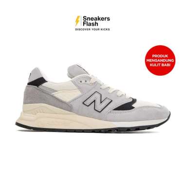 Sepatu Sneakers Unisex NEW BALANCE 998 MADE IN USA GREY CREAM - U998GB 45