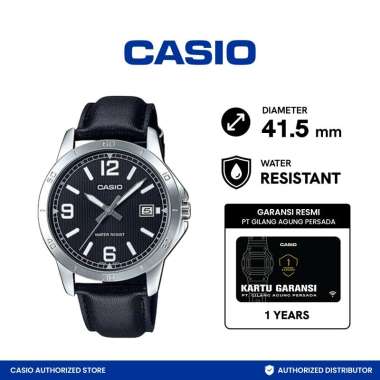 Jam Tangan Pria Casio General MTP-V004L-1BUDF Original Murah hitam