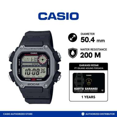 Jam Tangan Casio General DW-291H-1AVDF Original Murah hitam