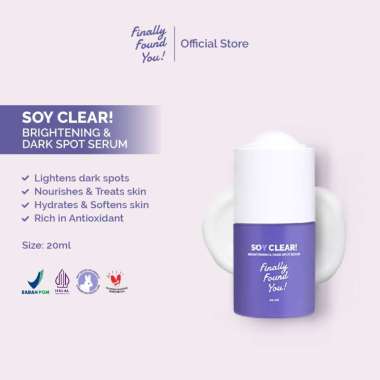 Finally Found You! Soy Bright! Moisturizer - 2in1 Primer Makeup dan Gel Pelembab Krim Siang dan Mala