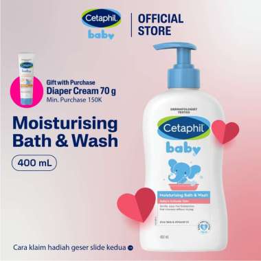 Cetaphil Baby Moisturising Bath & Wash 400ml