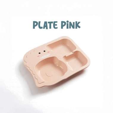 Goto Finley Tableware Set Peralatan Tempat Alat Makan Piring Anak Bayi PLATE PINK