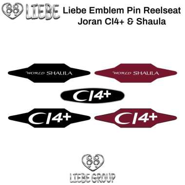 Liebe emblem Pin Reelseat Joran scorpion , CI4+ & World Shaula SHAULA BINTANG MERAH