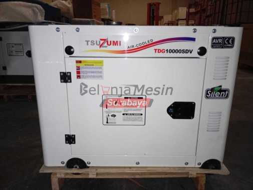 Genset Diesel 9 KVA Silent Dual Phase Tsuzumi TDG 10000 SDV Japan Technology