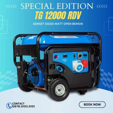 Genset 10.000 Watt Open Bensin Tsuzumi TG 12000 RDV Japan Technology