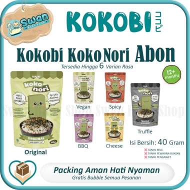 Kokobi Koko Nori Abon / Abon Nori Rumput Laut Tabur 40gr / Cemilan Anak Sehat Cheese