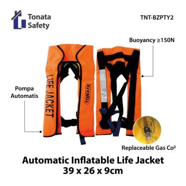 Automatic Inflatable Life Jacket / Jaket Pelampung Tiup Otomatis / Jaket Snorkling