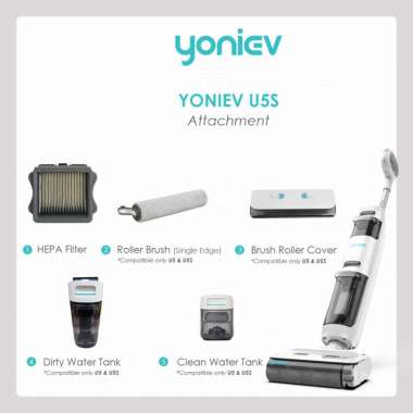 Yoniev U5S Attachments & Accessories Dirty Water Tank