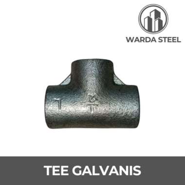 Tee Galvanis 1/2" - T Te Besi Drat 1/2 Inch