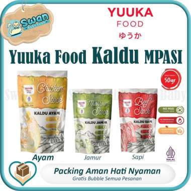Yuuka Food Kaldu MPASI / Kaldu Non MSG 50g Jamur