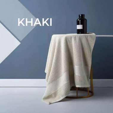Goto Morwish Bath Towel Handuk Mandi Jumbo Dewasa Polos Lembut Halus KHAKI