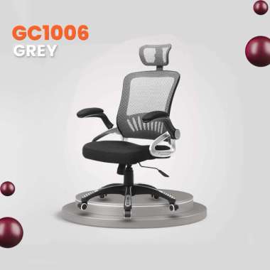 Goto Coreflex Chair Kursi Kerja Kantor Belajar Komputer Hidrolik Putar GC1006 GREY