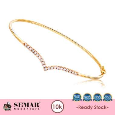 Gelang Emas Aurel Bangle Gold 10K Semar Nusantara