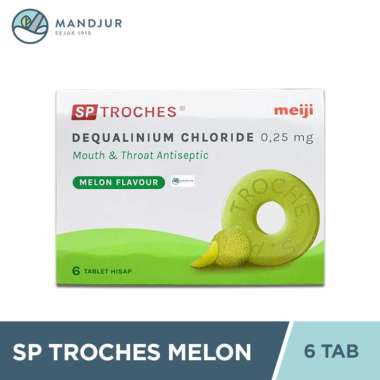 Meiji SP Troches Rasa Melon Tablet Hisap