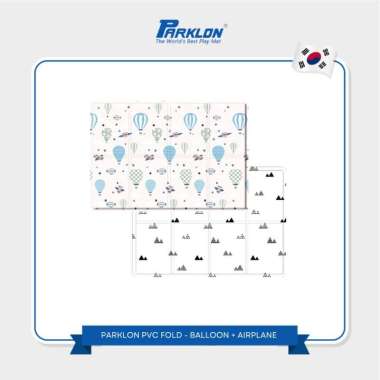 Parklon PVC Fold Playmat 130x190/140x230 cm Double Side | Playmat Lipat | Matras Karpet Lantai Bayi 