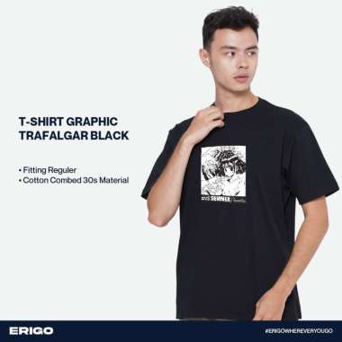 Erigo T-Shirt Graphic Trafalgar Black XXL